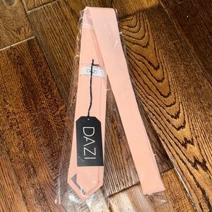 NWT DAZI Cotton Peach Tie